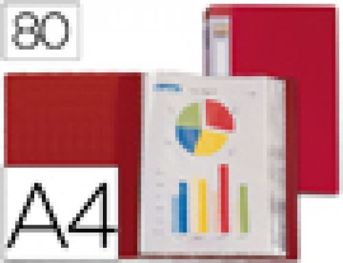 Capa catalogo liderpapel 80 bolsas din a4 vermelha , Liderpapel , 52253 , 4710581317607